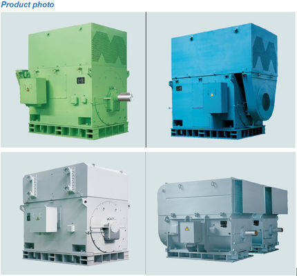 moteur IP55/IP54 asynchrone à haute tension de moteur à courant alternatif 4000kw induction de 3 phases